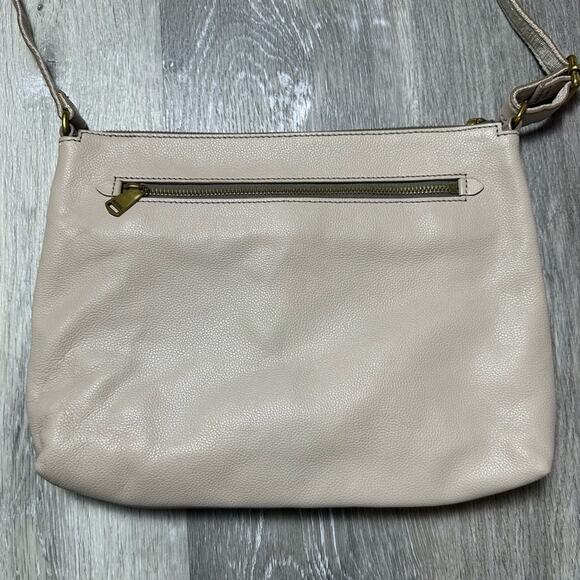 Fossil Gray Leather Crossbody Bag - Picture 6 of 7